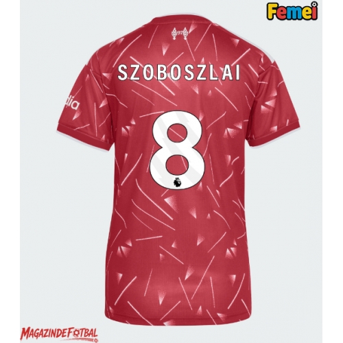 Liverpool Dominik Szoboszlai #8 Tricou Fotbal Replică 2026-27 Femei Acasa Liverpool Dominik Szoboszlai #8 Tricou Fotbal Replică 2026-27 Femei Acasa